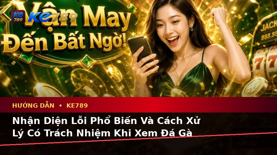Nhận Diện Lỗi Phổ Biến Và Cách Xử Lý Có Trách Nhiệm Khi Xem Đá Gà Trực Tuyến KE789 Trên Thiết Bị Di Động Tại ke789pg.win