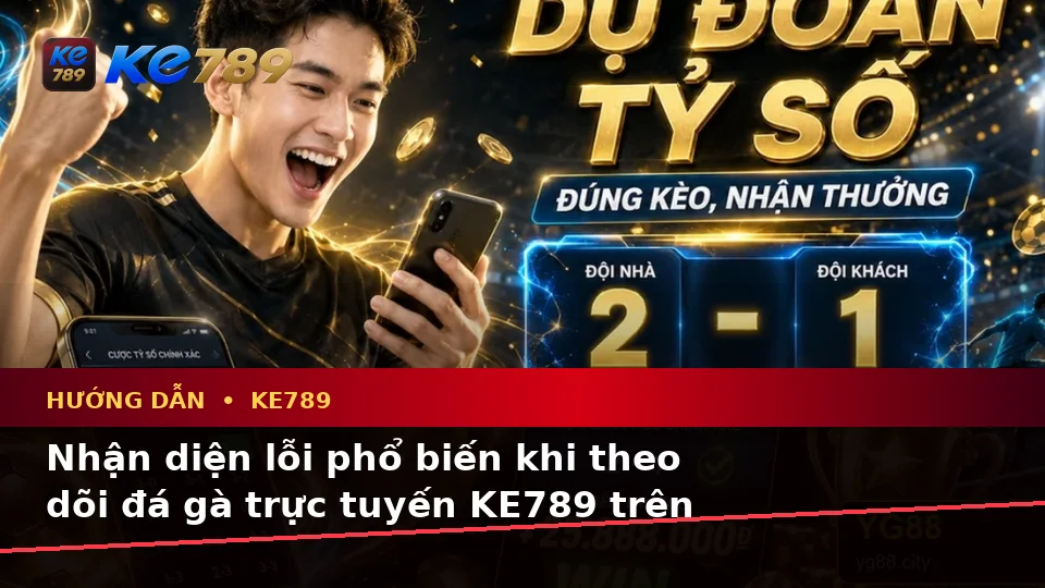 Nhận Diện Lỗi Phổ Biến Và Cách Xử Lý Có Trách Nhiệm Khi Xem Đá Gà Trực Tuyến KE789 Trên Thiết Bị Di Động Tại ke789pg.win