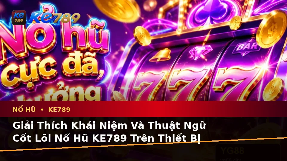 Giải Thích Khái Niệm Và Thuật Ngữ Cốt Lõi Nổ Hũ KE789 Trên Thiết Bị Di Động Tại ke789pg.win