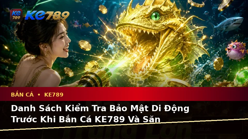 Danh Sách Kiểm Tra Bảo Mật Di Động Trước Khi Bắn Cá KE789 Và Săn Thưởng Tại ke789pg.win