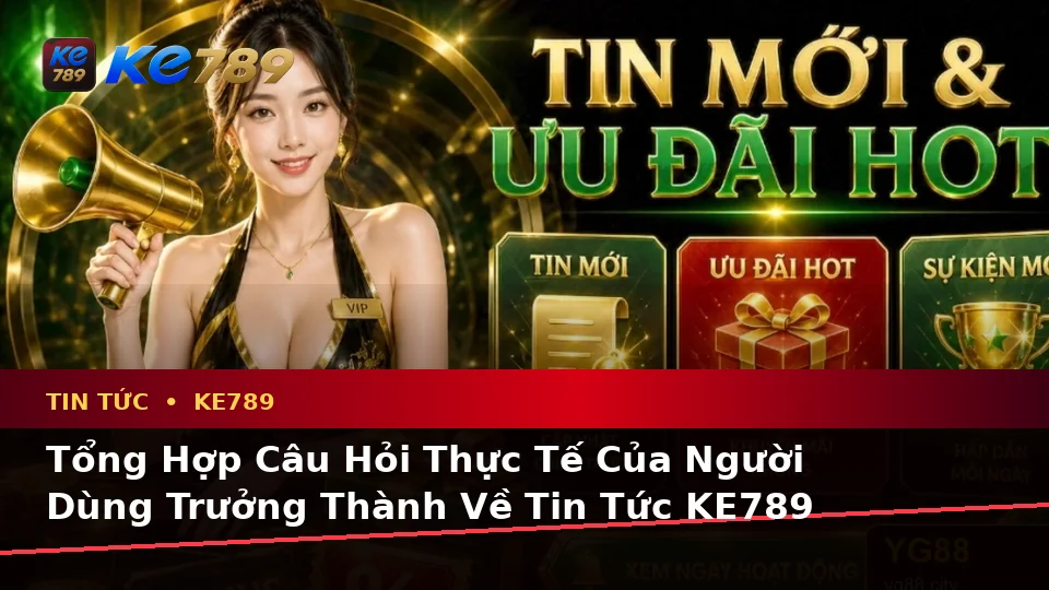 Tổng Hợp Câu Hỏi Thực Tế Của Người Dùng Trưởng Thành Về Tin Tức KE789 Trên Thiết Bị Di Động Tại ke789pg.win