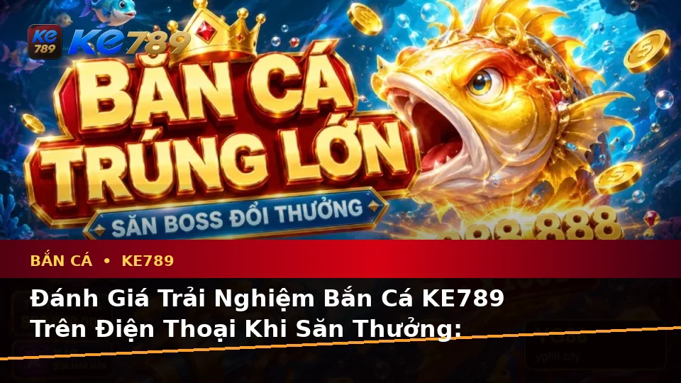 Đánh Giá Trải Nghiệm Bắn Cá KE789 Trên Điện Thoại Khi Săn Thưởng: Góc Nhìn Thực Tế Tại ke789pg.win