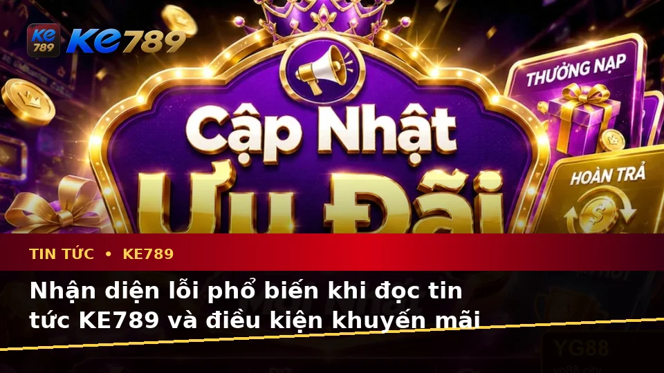Nhận Diện Lỗi Phổ Biến Và Cách Xử Lý Có Trách Nhiệm Với Tin Tức KE789 Trên Thiết Bị Di Động Tại ke789pg.win