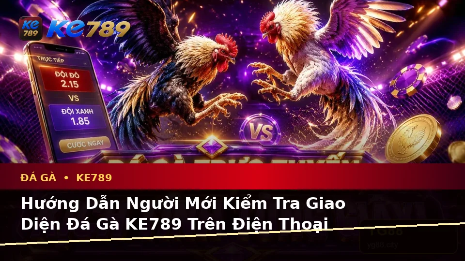 Hướng Dẫn Người Mới Kiểm Tra Giao Diện Đá Gà KE789 Trên Điện Thoại Và Quản Lý Phiên Chơi Tại ke789pg.win