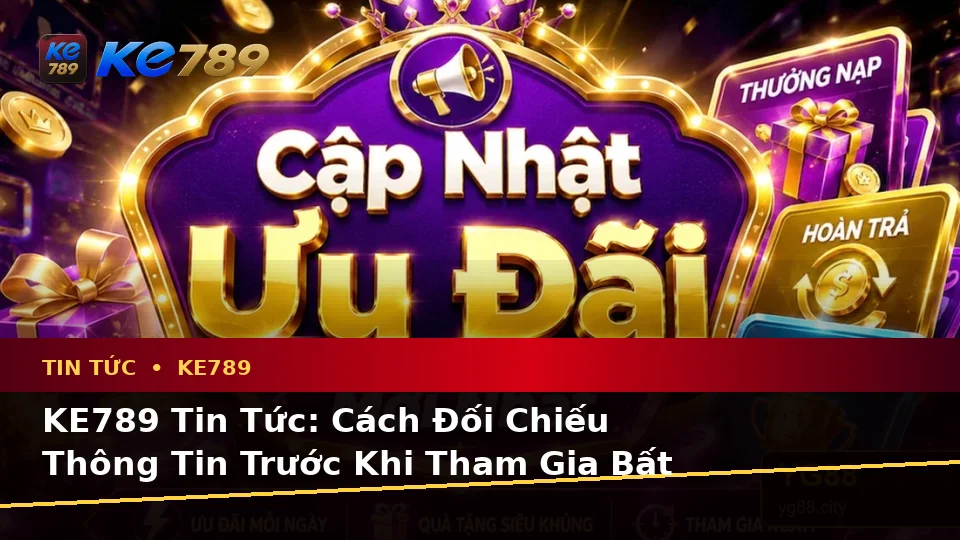 KE789 Tin Tức: Cách Đối Chiếu Thông Tin Trước Khi Tham Gia Bất Kỳ Hoạt Động Nào Trên Nền Tảng