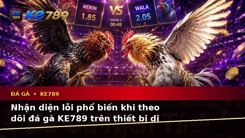 Đá Gà KE789 Tại ke789pg.win: Nhận Diện Lỗi Phổ Biến Và Cách Xử Lý Có Trách Nhiệm Trên Thiết Bị Di Động