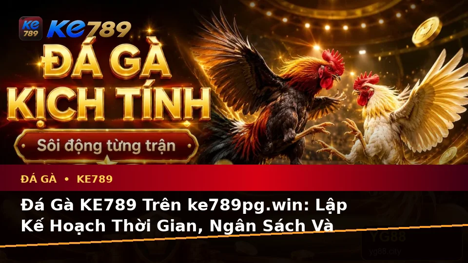 Đá Gà KE789 Trên ke789pg.win: Lập Kế Hoạch Thời Gian, Ngân Sách Và Lịch Sử Sử Dụng Cho Đá Gà Trực Tuyến Trên Di Động