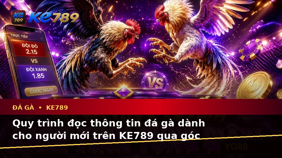Quy trình đọc thông tin đá gà dành cho người mới trên KE789 qua góc nhìn thực tế