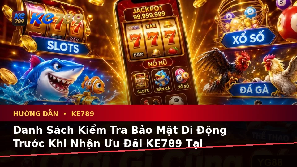 Danh Sách Kiểm Tra Bảo Mật Di Động Trước Khi Nhận Ưu Đãi KE789 Tại ke789pg.win