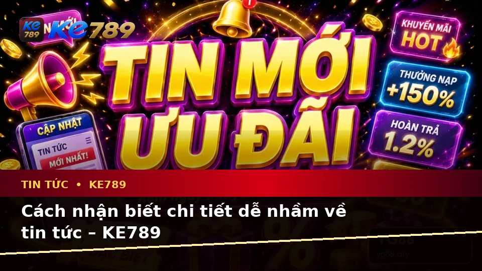 Cách nhận biết chi tiết dễ nhầm về tin tức – KE789